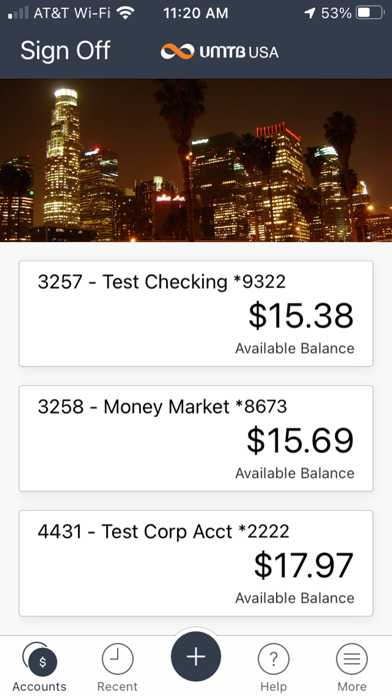 UMTB USA Mobile Banking Screenshot