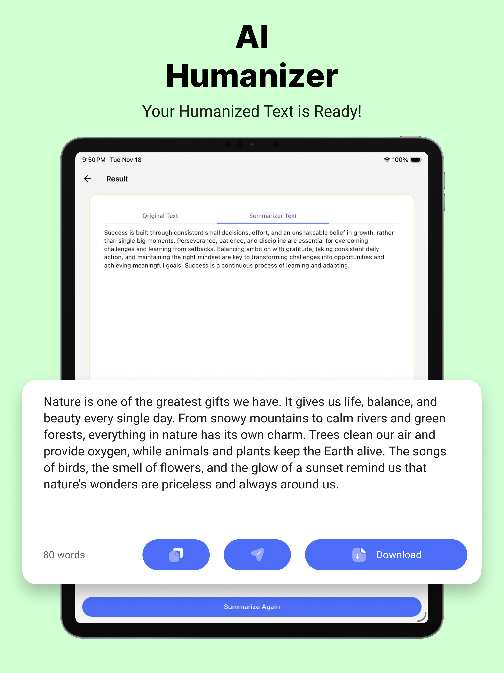 AI Summary: Text Summarizer AI