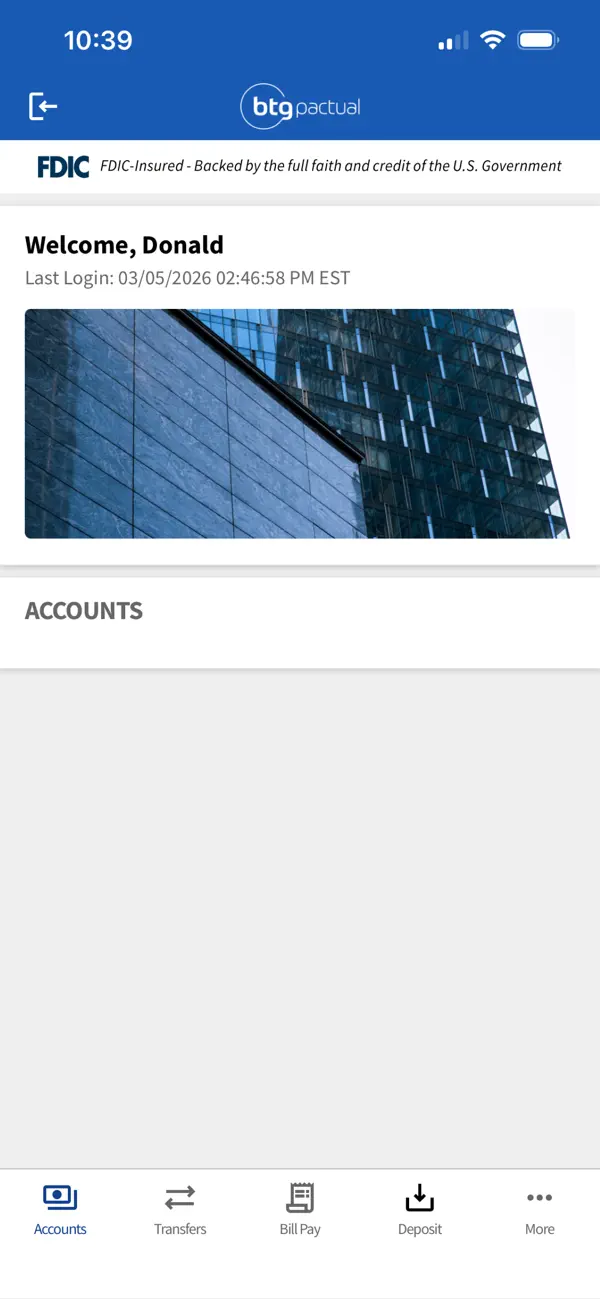 Screenshot #2 pour BTG Pactual Bank Personal