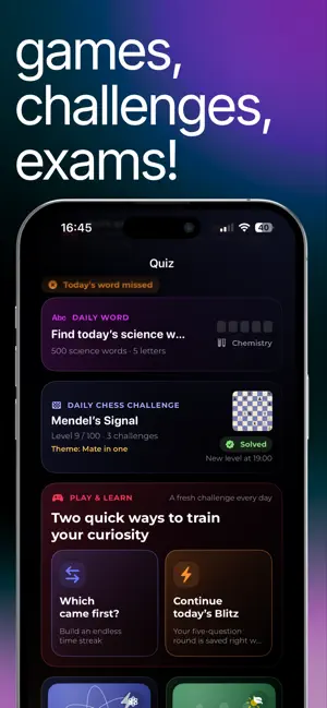 DailyScience - Learning & Game screenshot 3