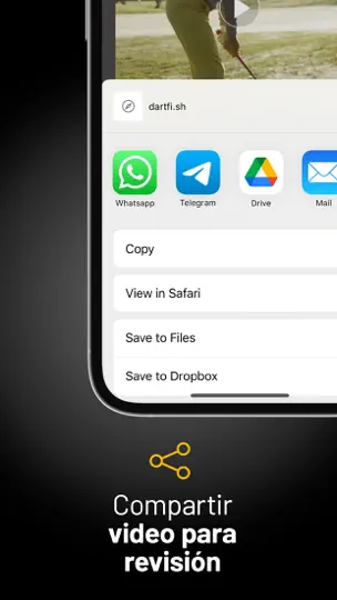 Captura de pantalla de MyDartfish Express: Coach App en iPhone 7