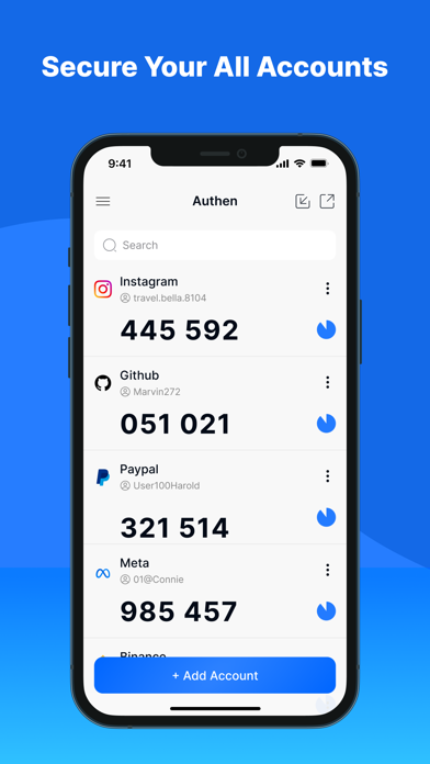 Authen・2FA & MFA Authenticator Screenshot