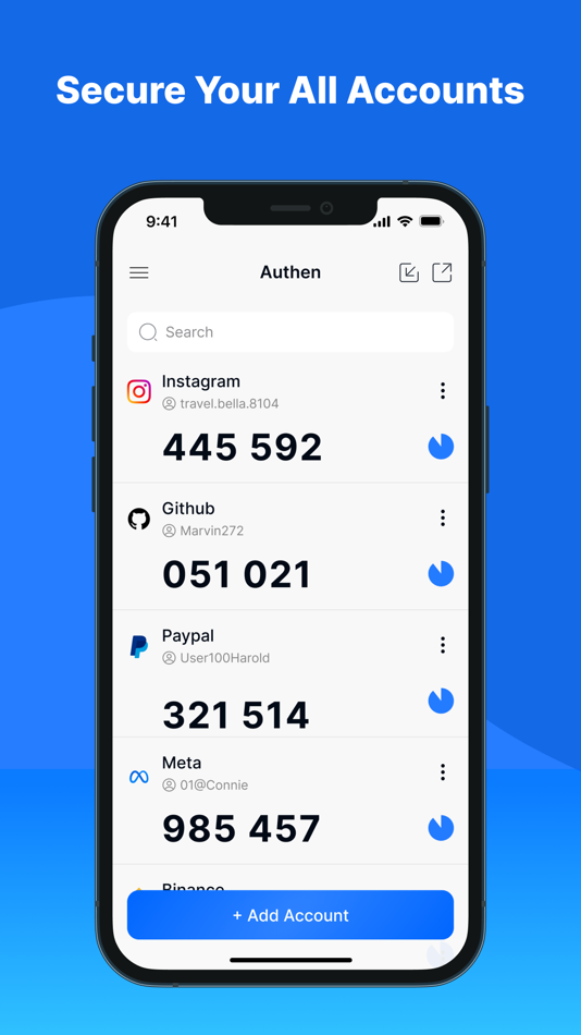 #3. Authen・2FA & MFA Authenticator (iOS) By: Thumbmagic Labs LLP
