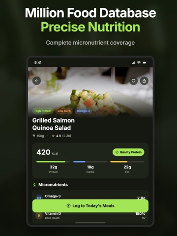 NutriSnap AI Meal iPad screenshot
