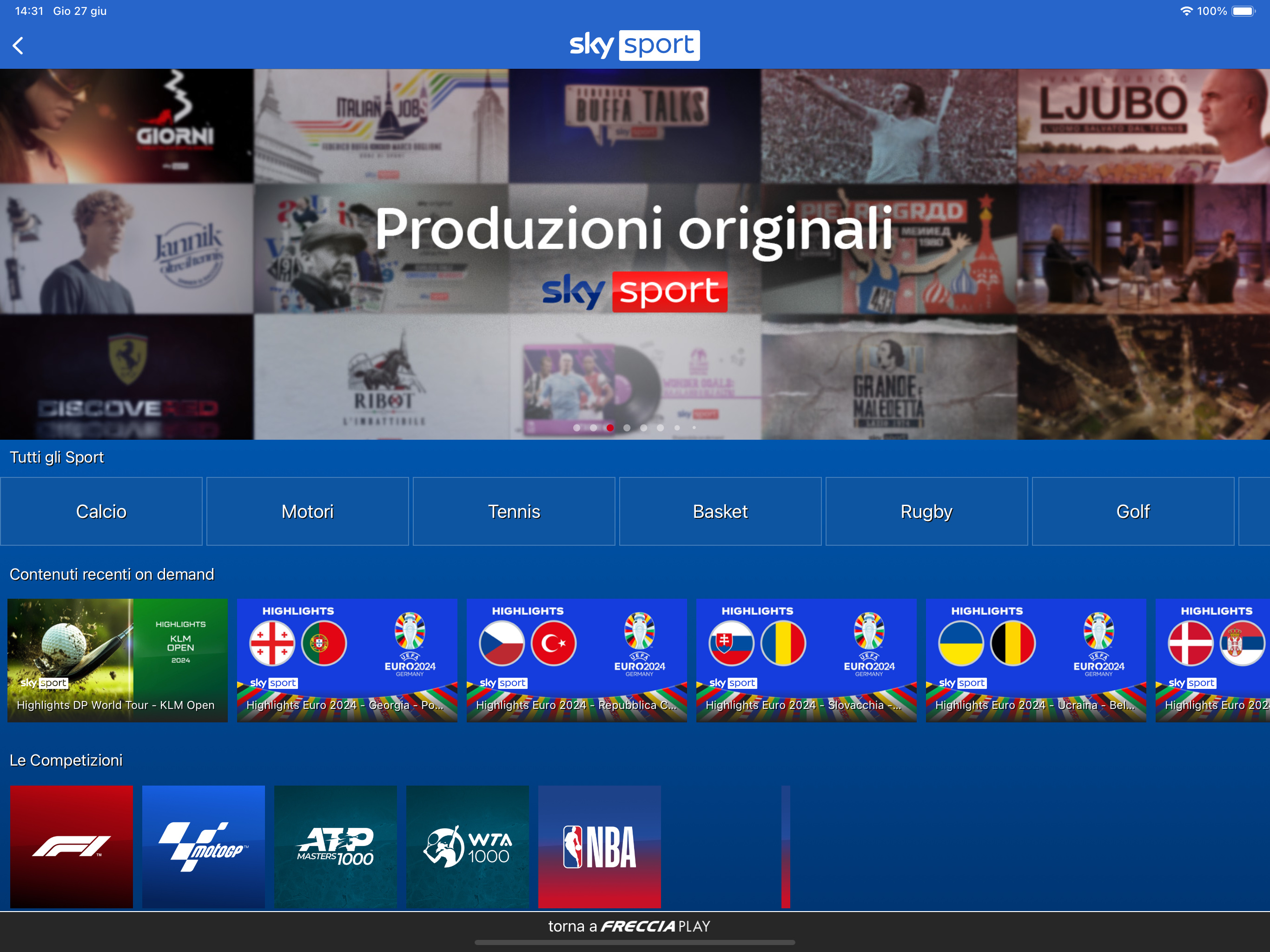 FRECCIAPlay