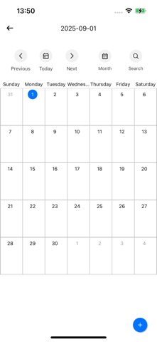 Everblog Calendar screenshot