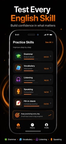 English Test: CEFR Level iPhone screenshot
