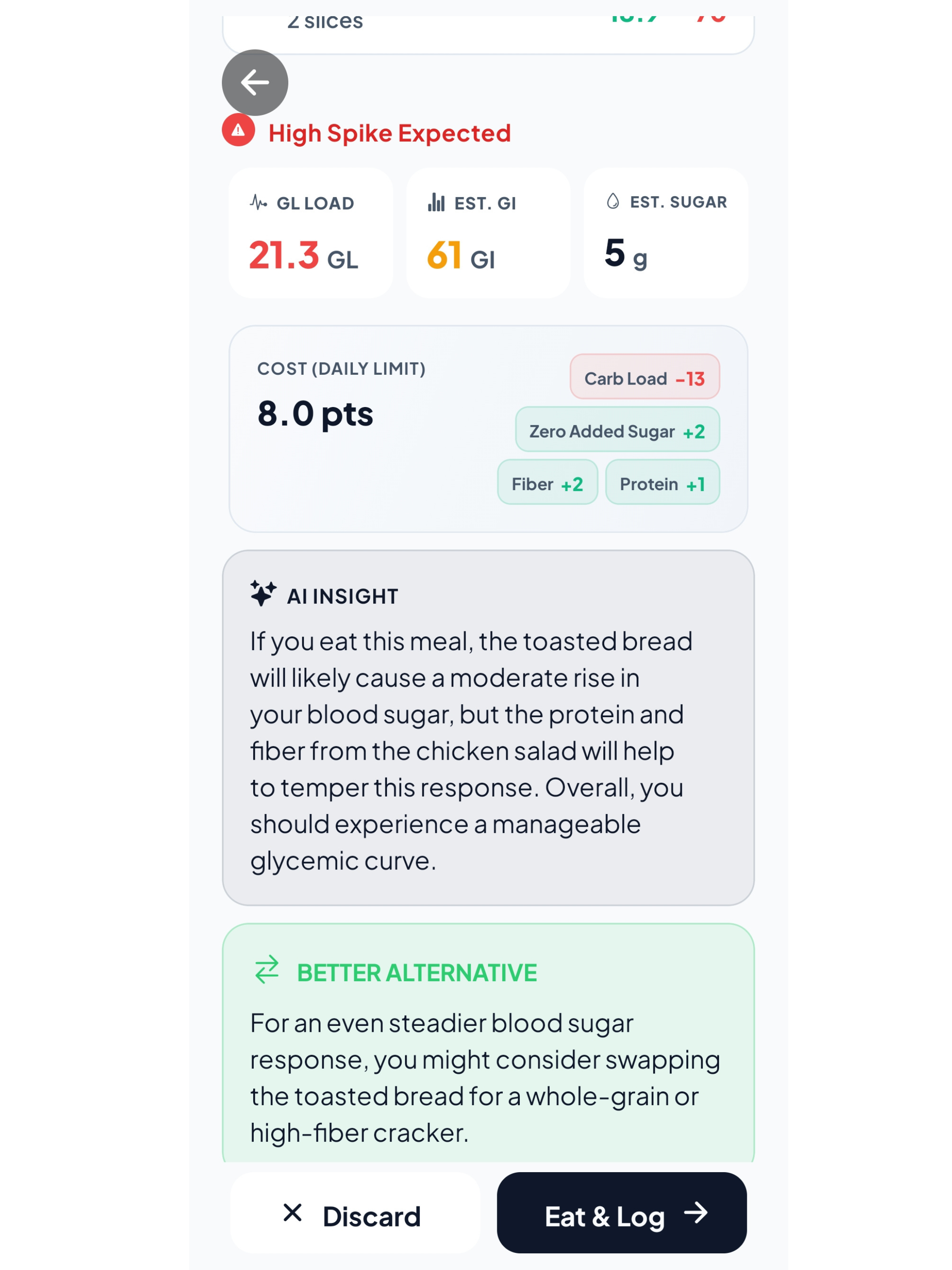 Glycemic Index Tracker - Sugu screenshot 8