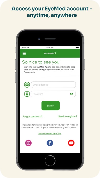 EyeMed Screenshot 1 - AppWisp.com EyeMed Screenshot 1 - AppWisp.com
