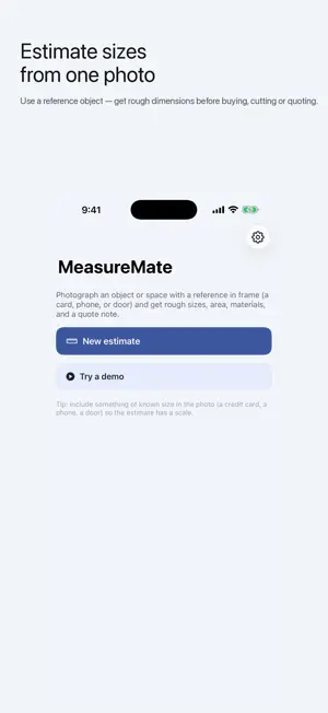MeasureMate AI - Size Estimate screenshot 1