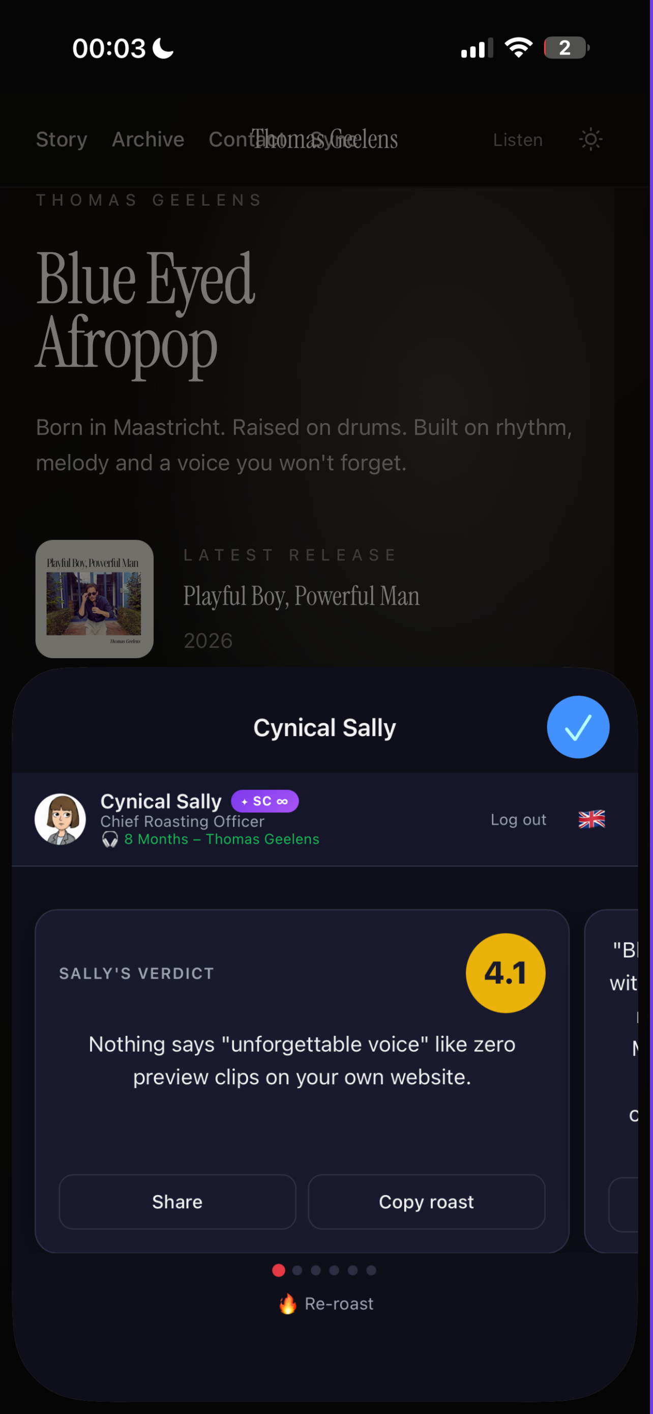 Cynical Sally Extension