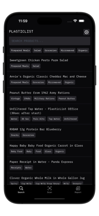 PlasticList Screenshot 1 of 3