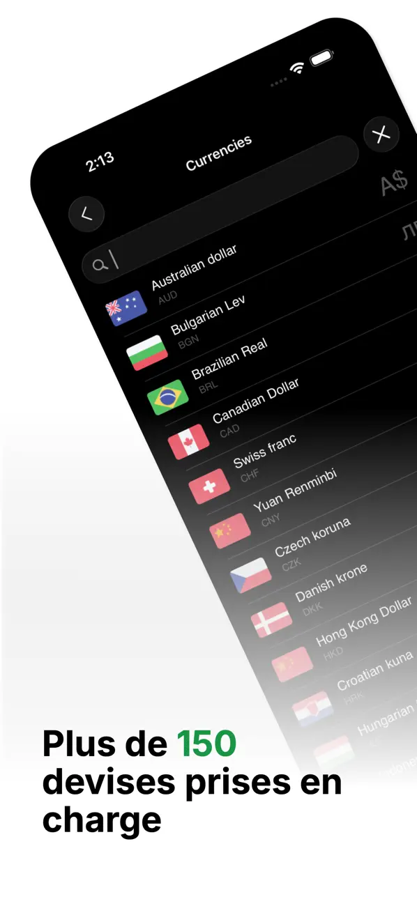 Screenshot #2 pour Convertisseur devises rapide