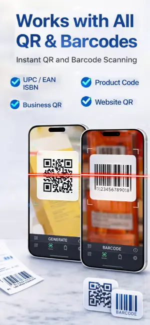 QR Scanner · Barcode Generator screenshot 2