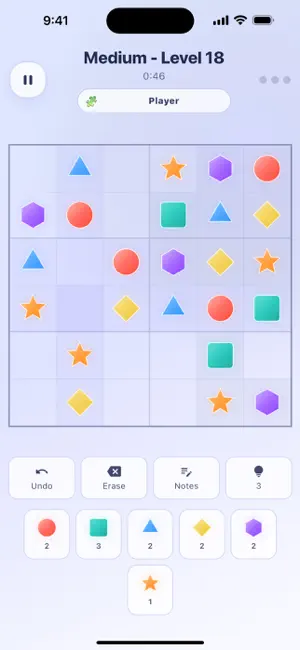ShapeDoku Puzzle screenshot 2