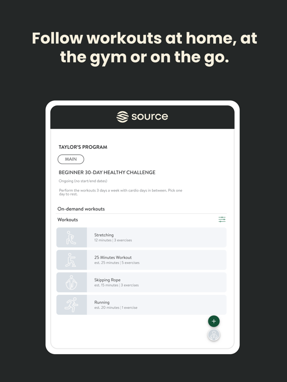 Source Performance iPad screenshot 4 - Health & Fitness app