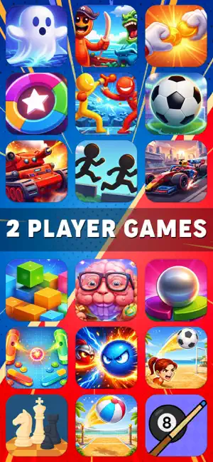 2 Player Games - Offline Games screenshot 1