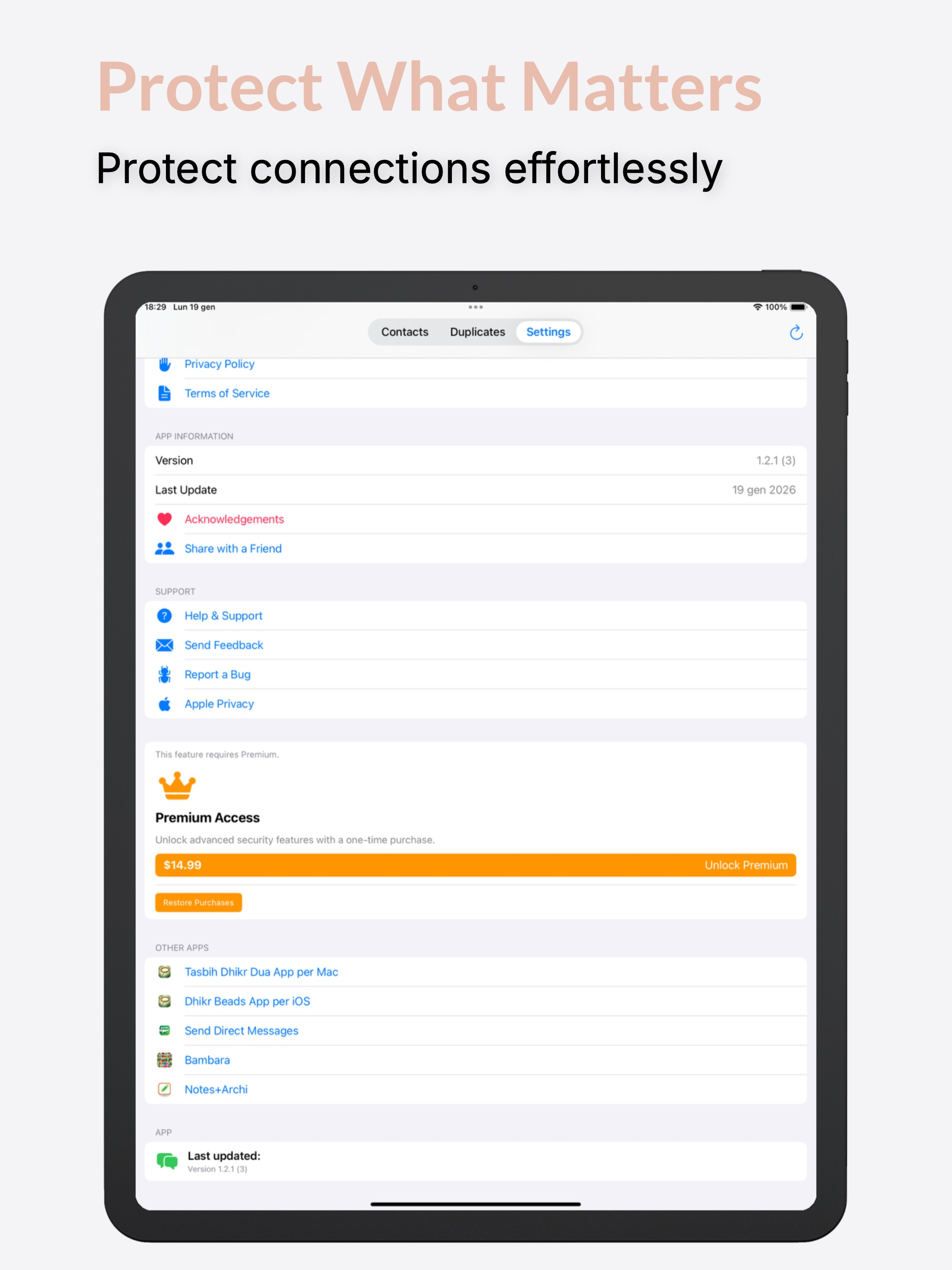 Contacts Backups screenshot 13