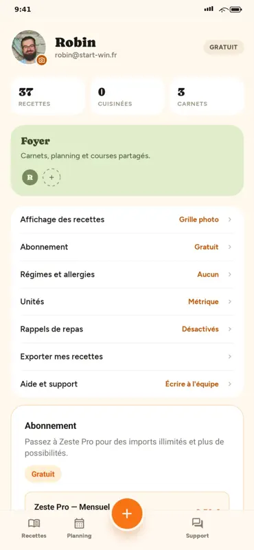 Zeste - Carnet de recette screenshot 5 of 5