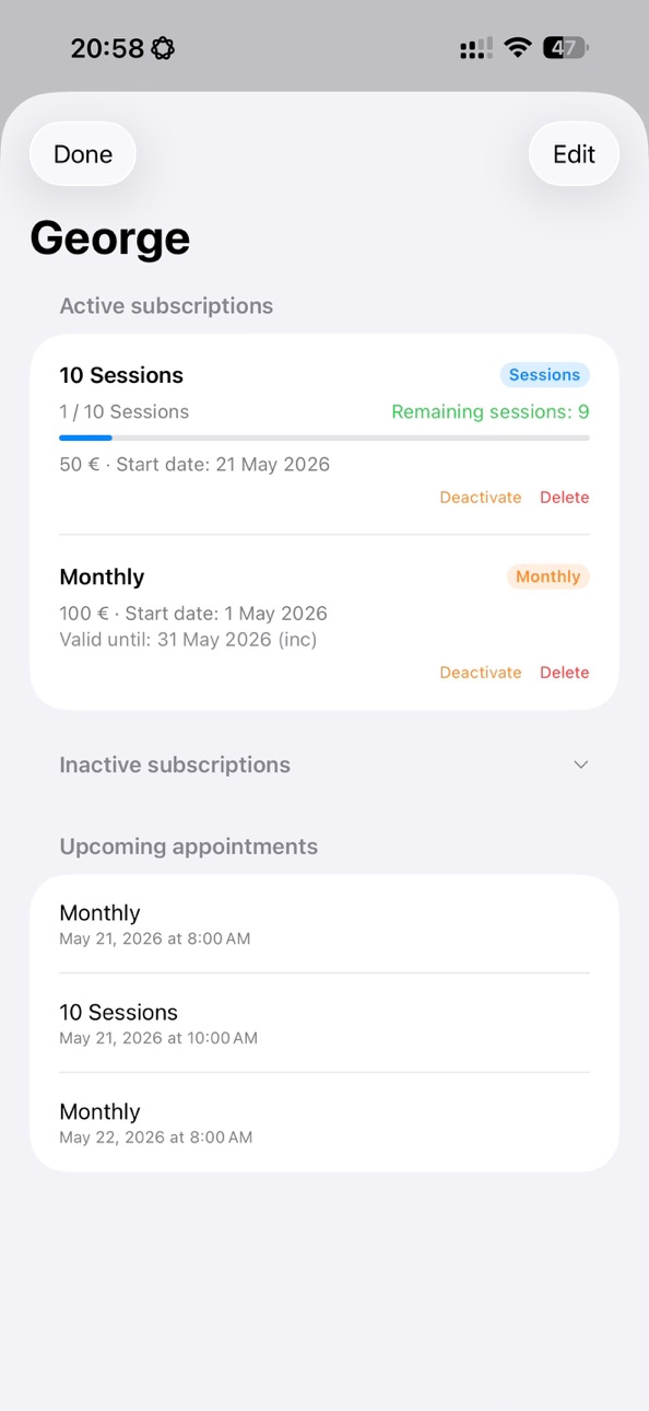 iPhone screenshot
