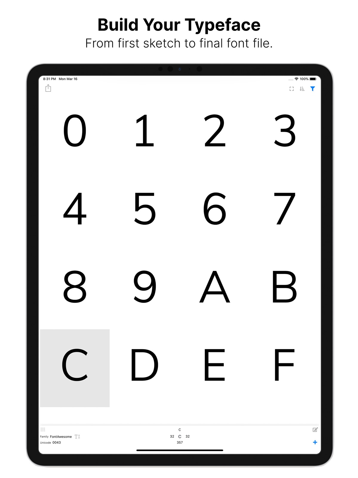 Letterforms - Font Maker ipad screenshot 4