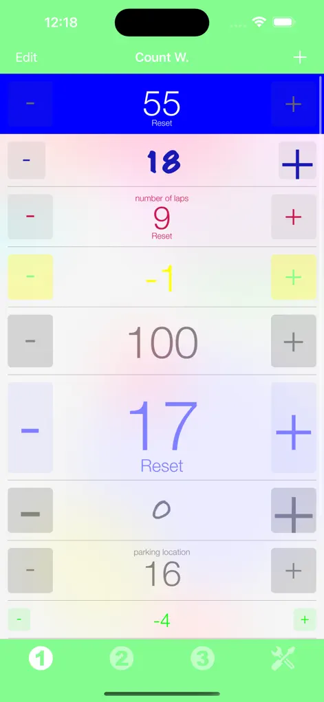 Count Widget - Utilities App | MWM