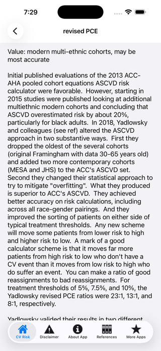 CV Risk Estimation Screenshot 6 of 7