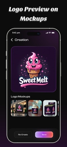 AI Logo Maker : Logo Art Style iPhone screenshot
