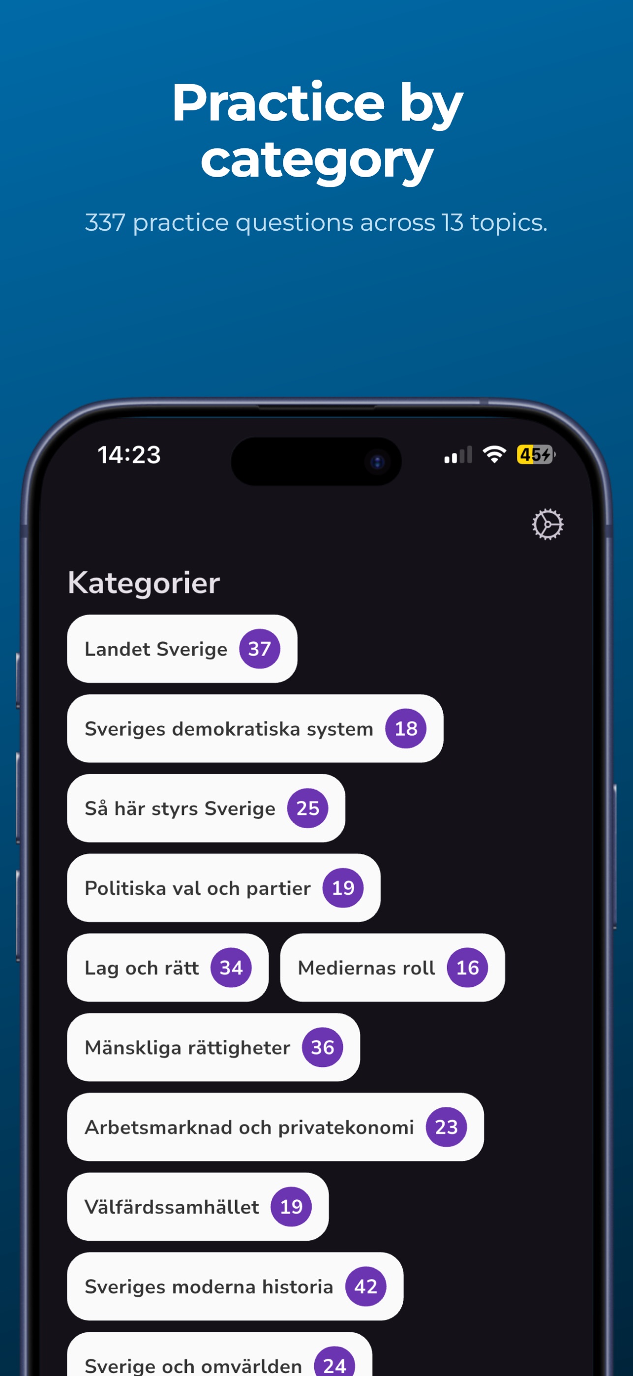 Screenshot 4 of Medborgarskapsprovet 2026