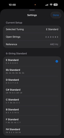 OpenFret Guitar Tuner Screenshot 2 of 2