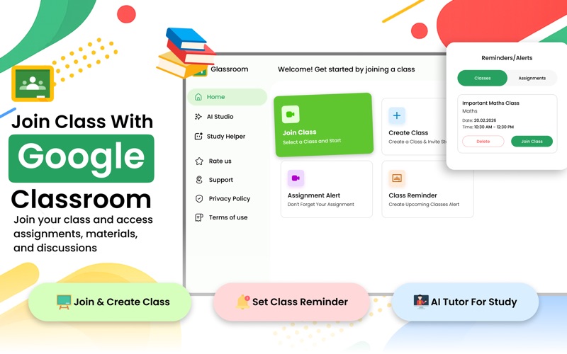 App For Google Classroom & AI. iPhone screenshot