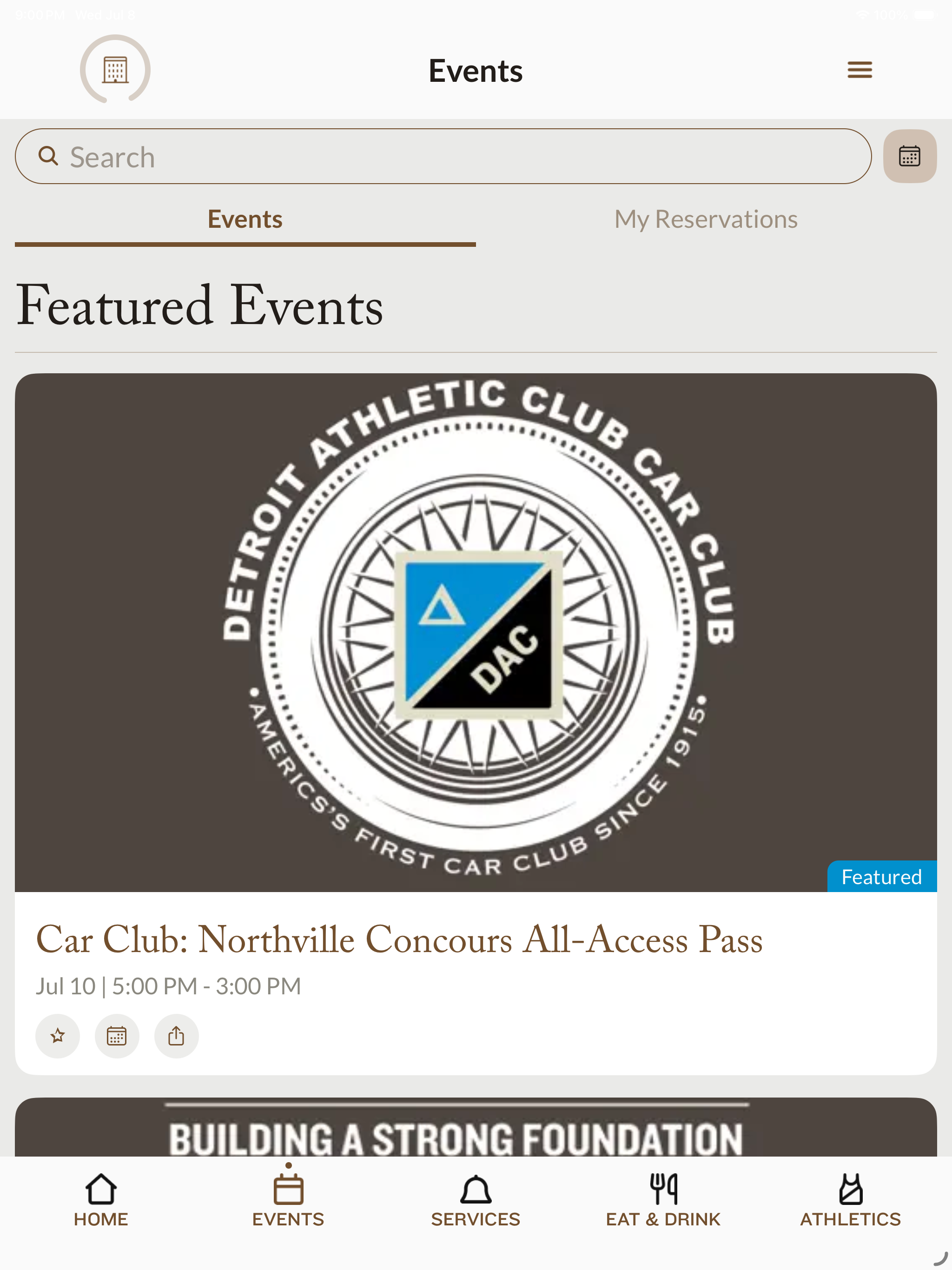 Detroit Athletic Club screenshot 13