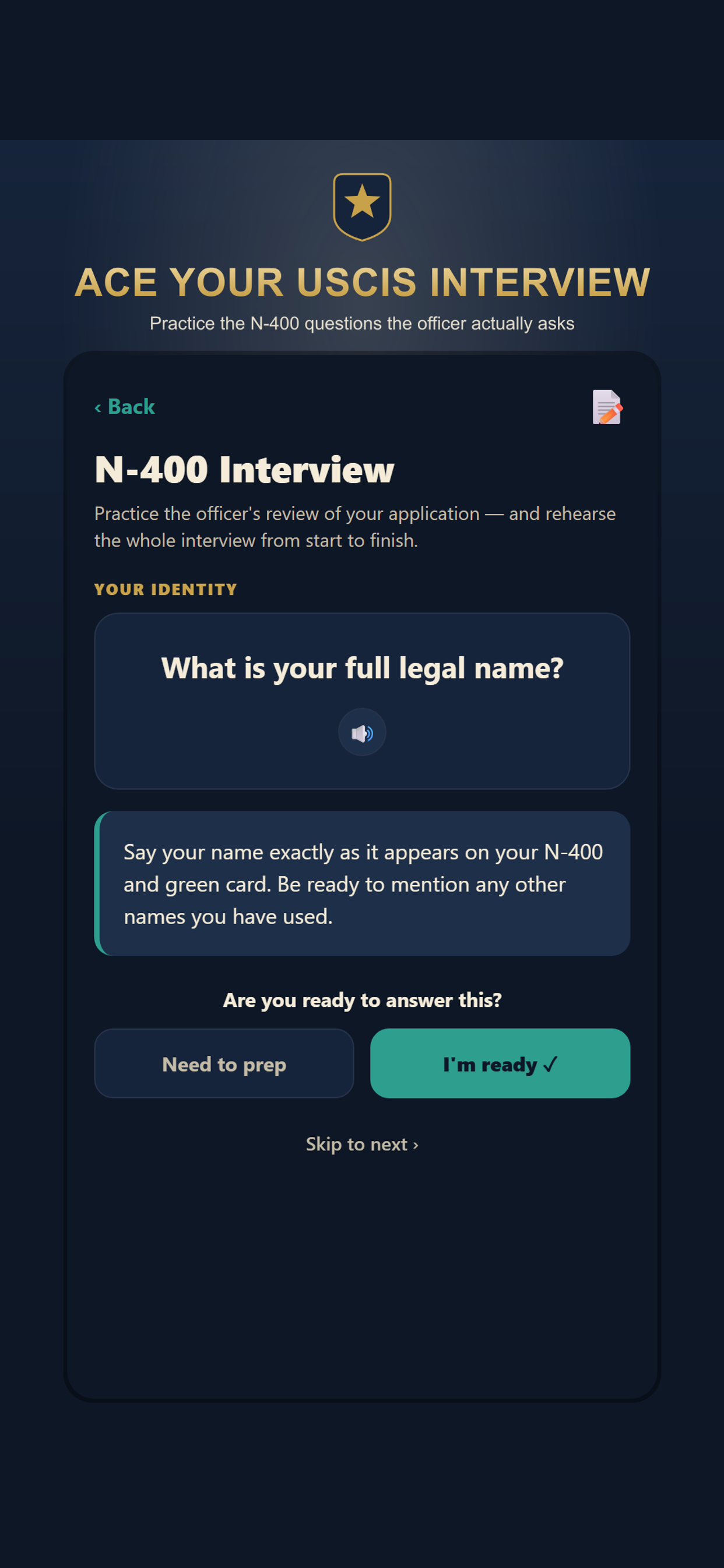 US Citizenship Test 2026 Study screenshot 3