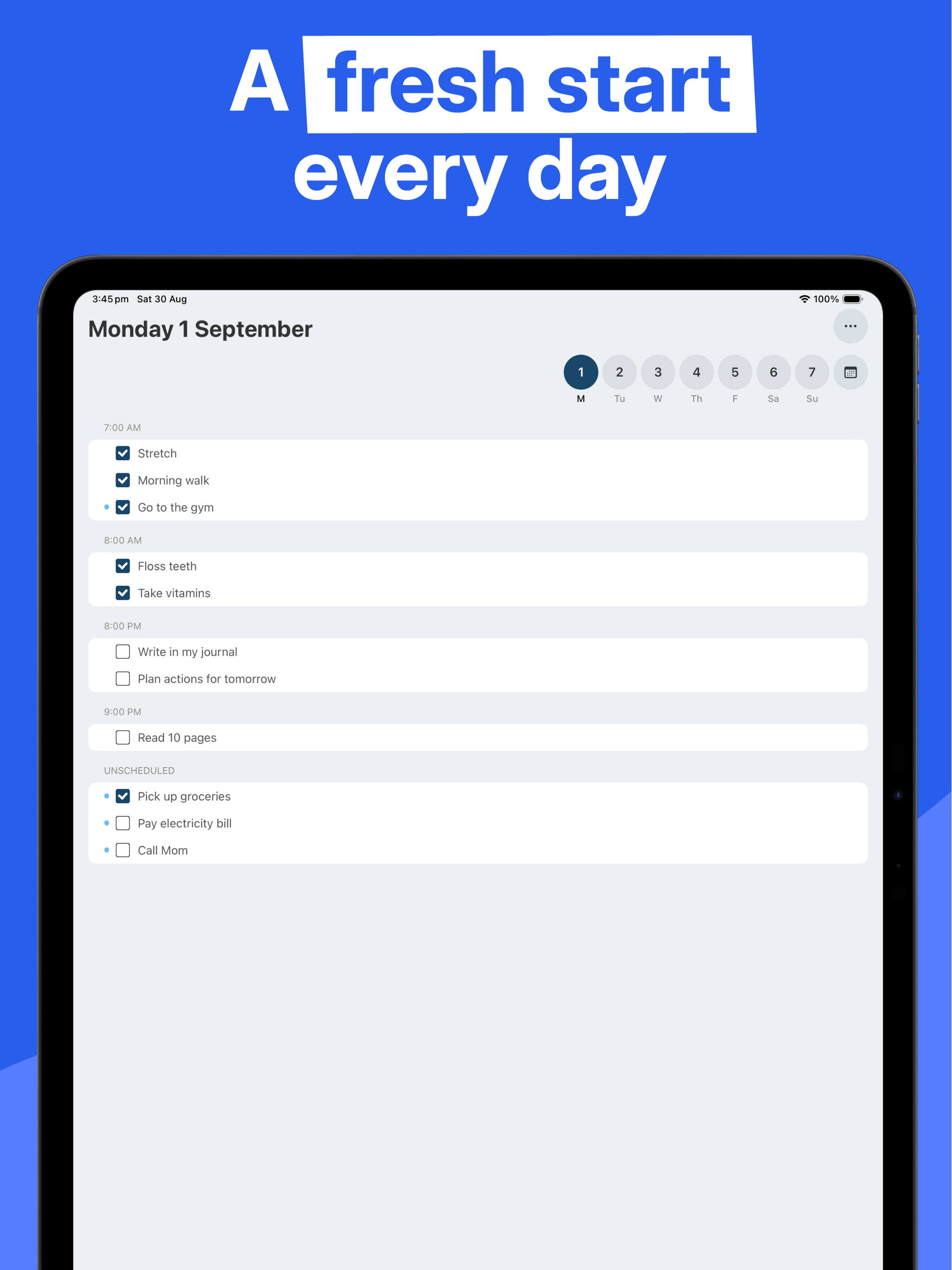 DailyList: Daily To-Do List