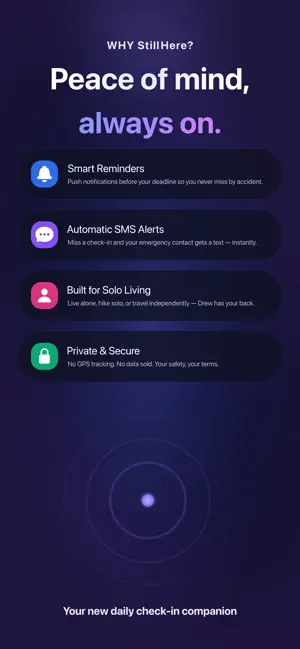StillHere Daily Checkin App screenshot 3