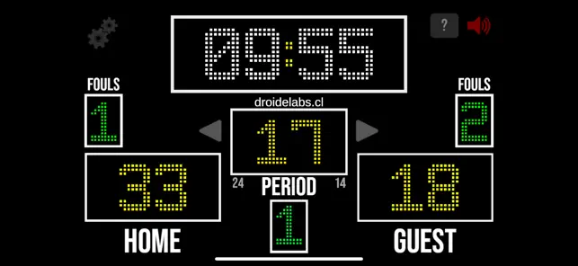 Scoreboard Basketball - DL iPhone screenshot 3
