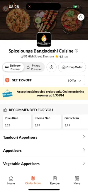 Spicelounge BangladeshiCuisine screenshot 2