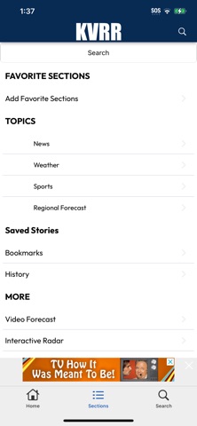KVRR screenshot