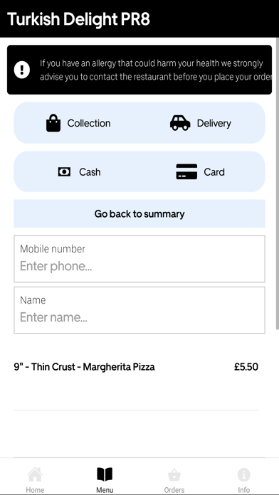App screenshot