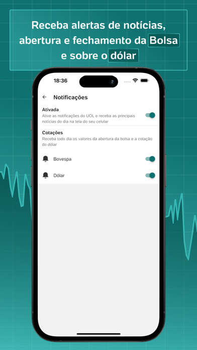 UOL Cotações para iPhone Screenshot