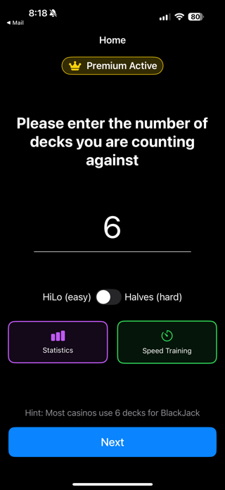 Expert Card Counting Screenshot 1 of 4