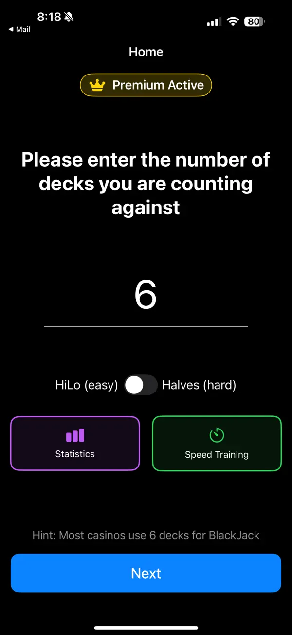 Expert Card Counting