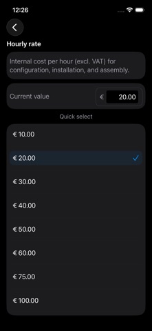 WebshopCalc Screenshot 4 of 5