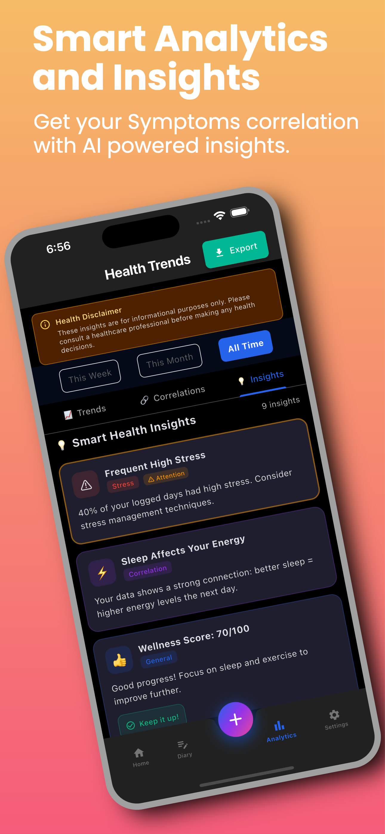 KoruIn: Food & Symptom Tracker
