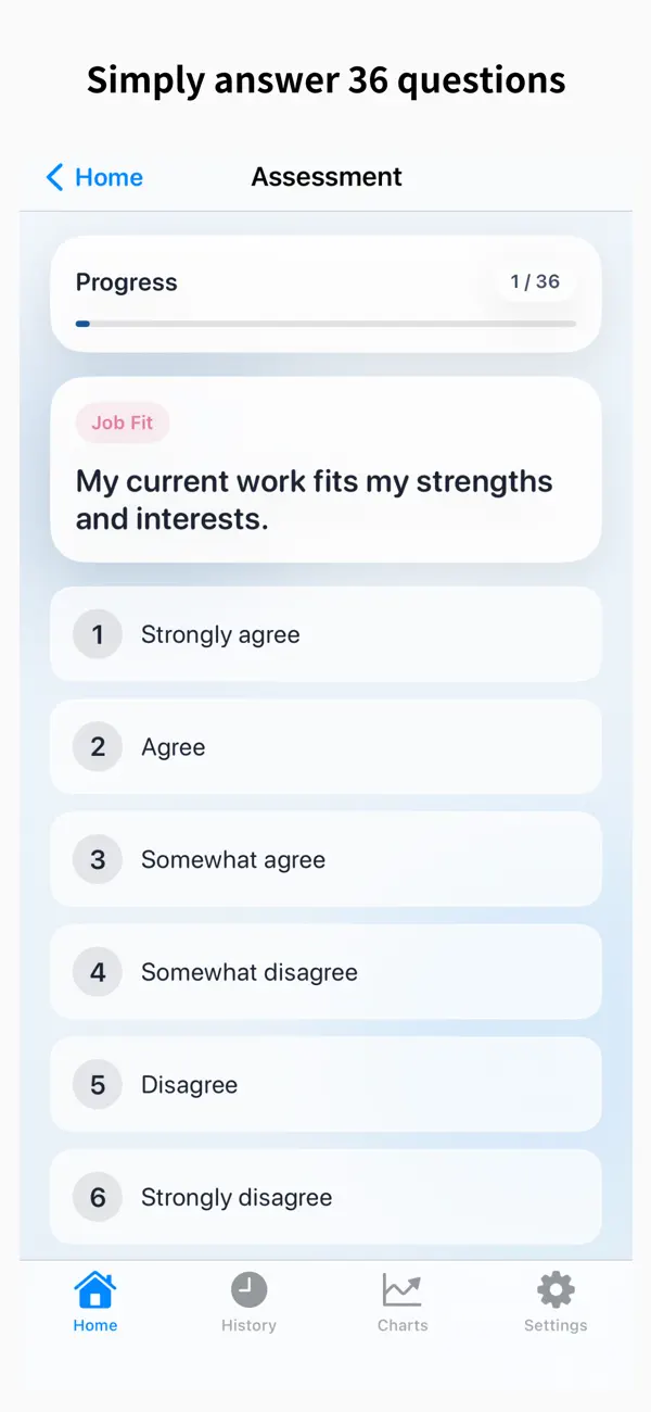 Screenshot #2 pour WorkFit – Job Satisfaction