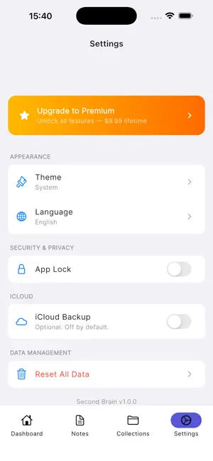 Second Brain: Notes&Knowledge screenshot 4