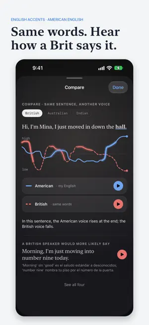 English Accents: Listening screenshot 1