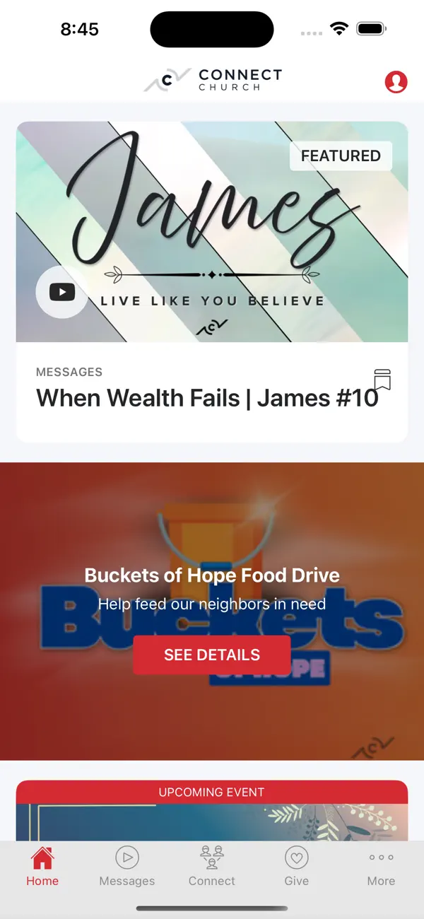 Screenshot #1 pour Connect Church Community