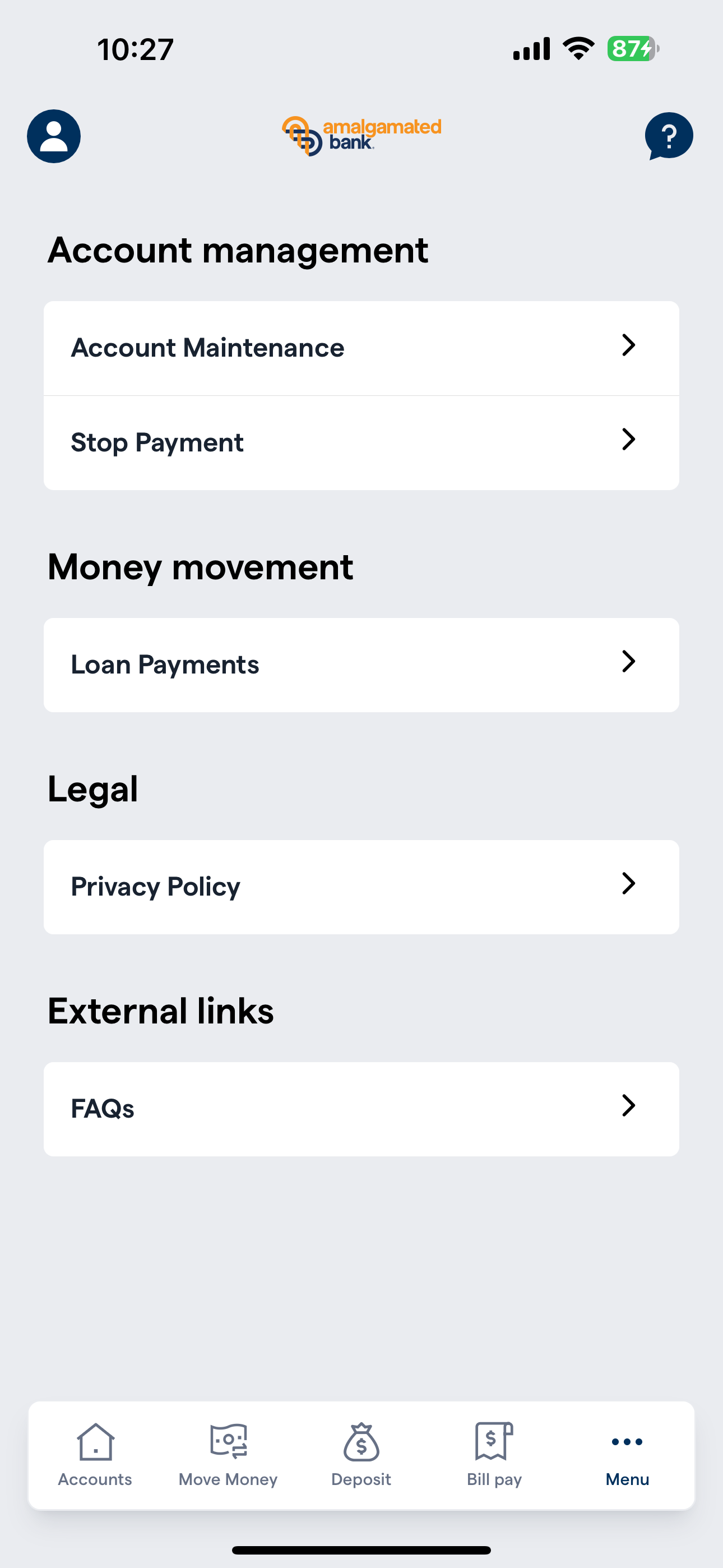 Amalgamated Mobile Banking