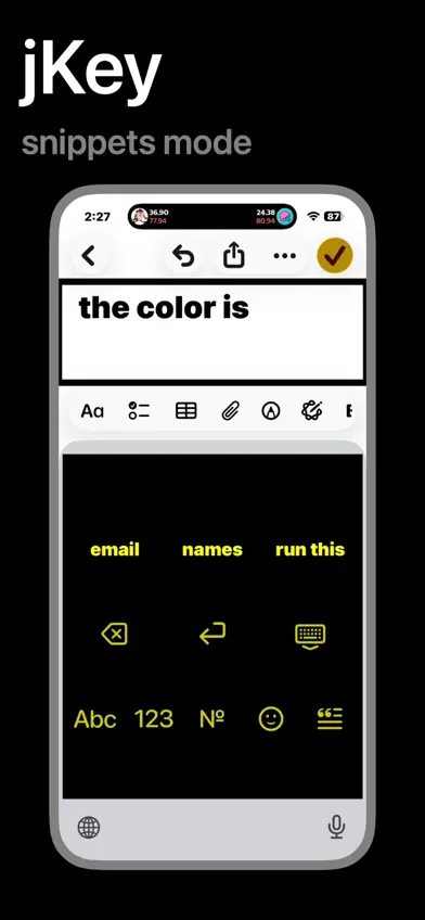 jKey : Accessible Keyboard screenshot 5